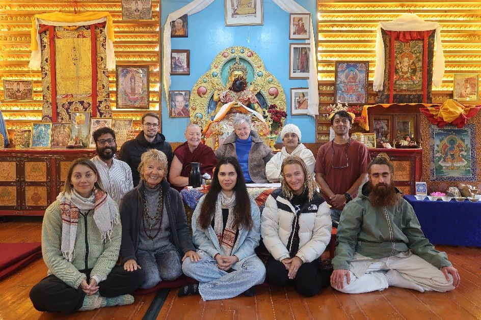 Meeting The Medicine Buddha retreat group